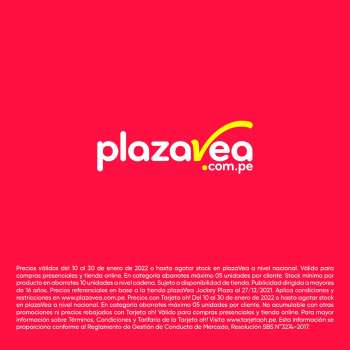 Folleto actual Plaza Vea - 9.1.2022 - 30.1.2022.