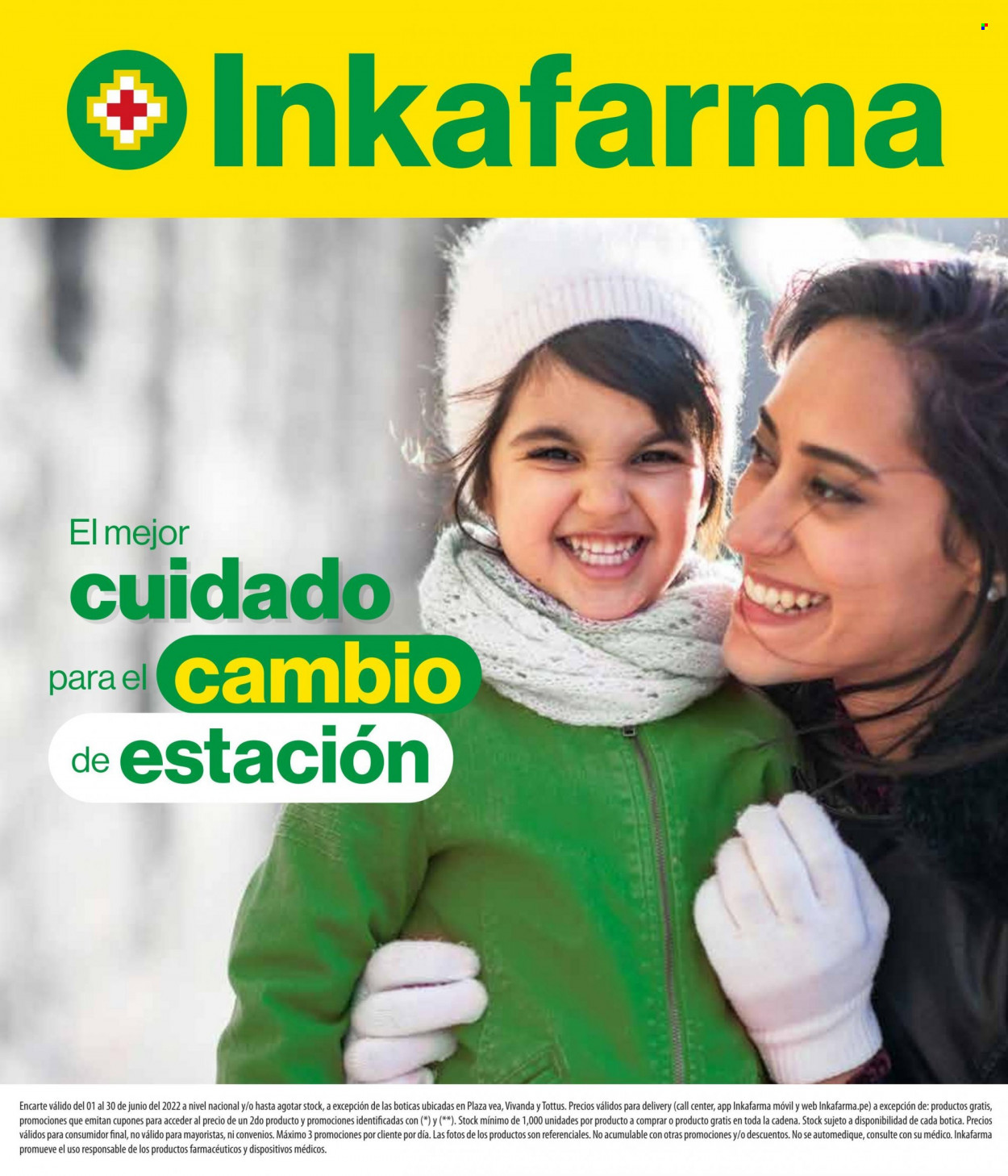 Catálogo Inkafarma - 1.6.2022 - 30.6.2022. Página 1.
