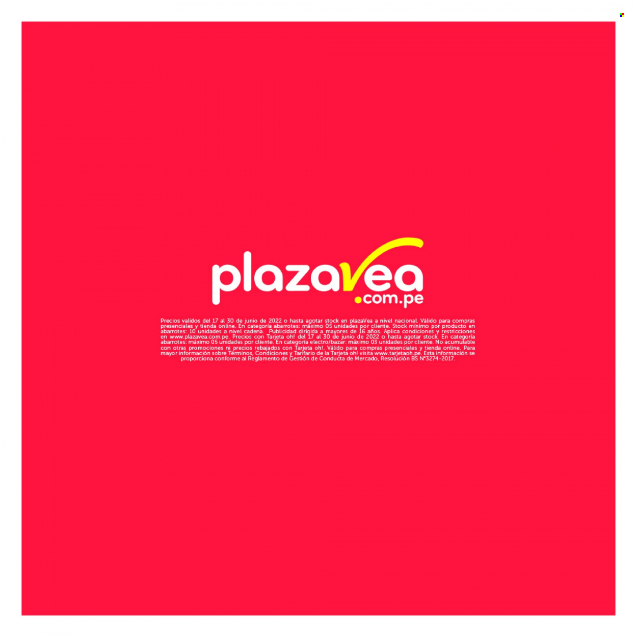 Catálogo Plaza Vea - 17.6.2022 - 30.6.2022. Página 18.