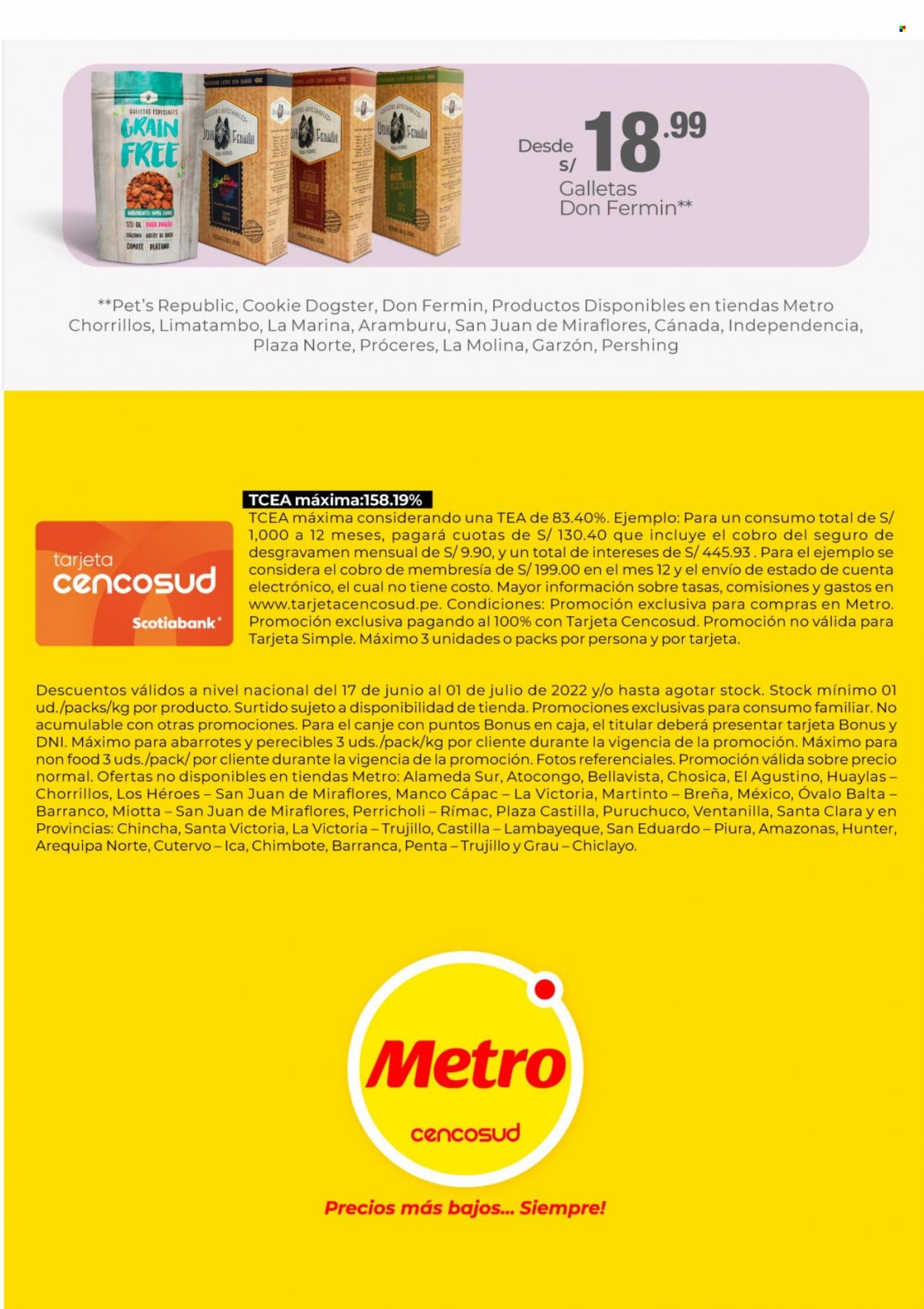 Folleto actual Metro - 17.6.2022 - 1.7.2022 - Ventas - plátano, galletas, aceite. Página 11.