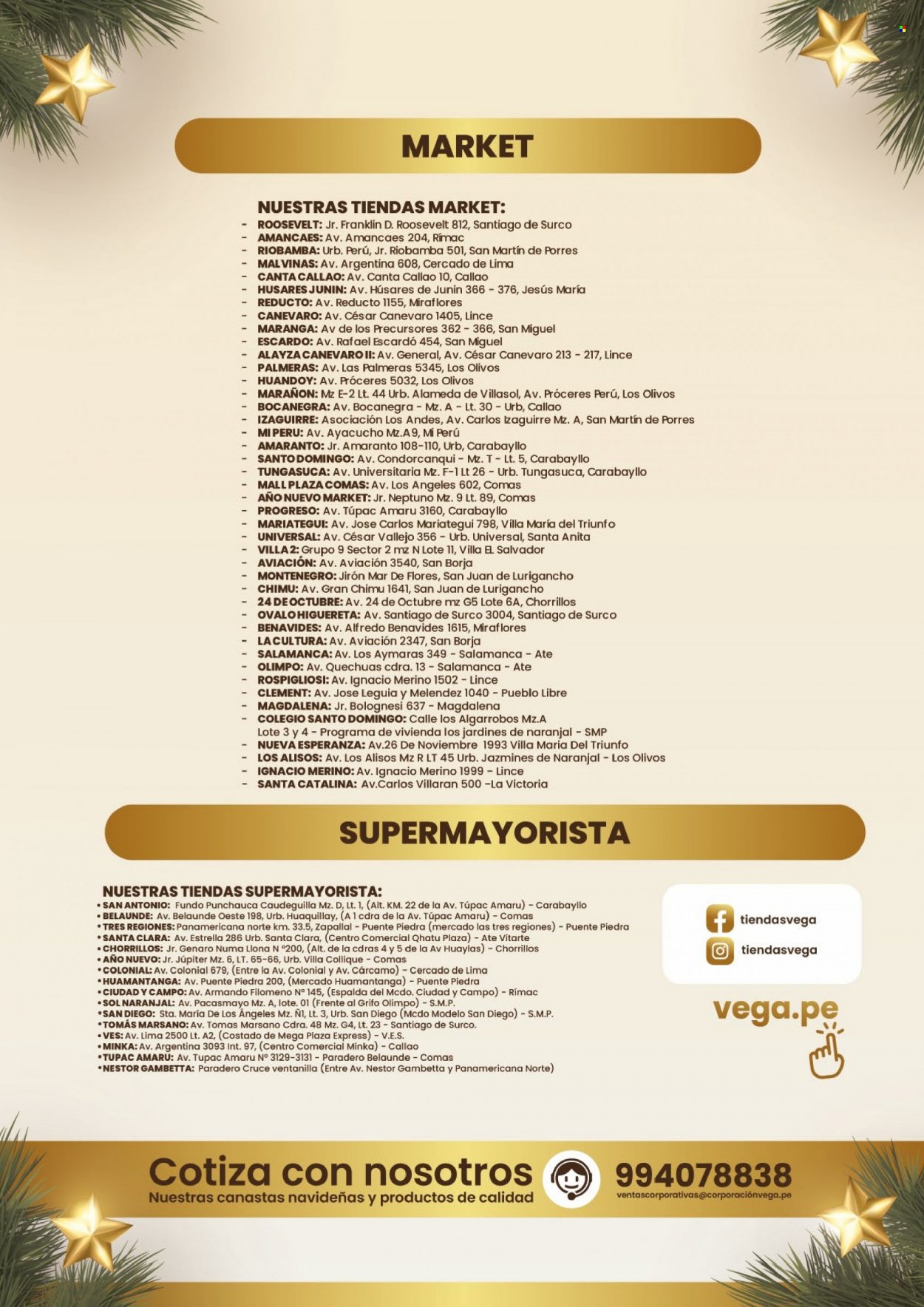 Catálogo Vega. Página 32.