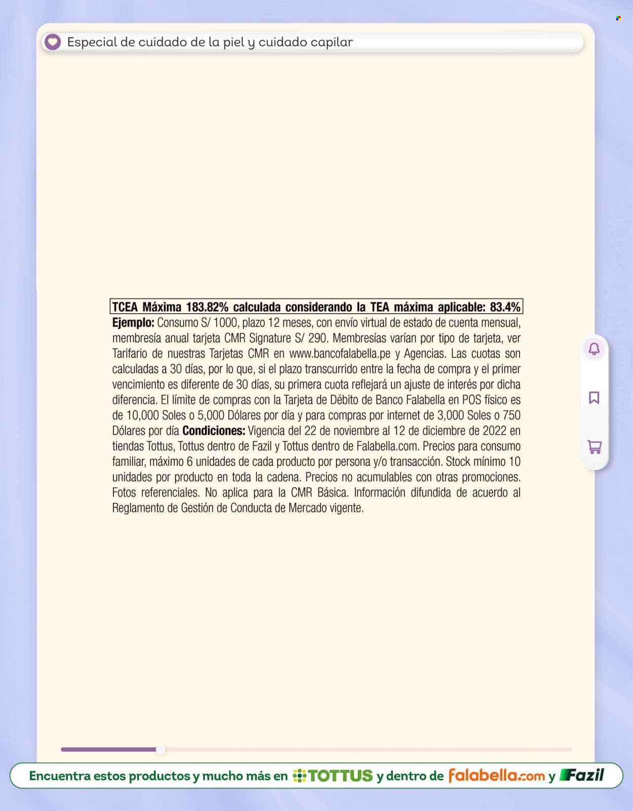 Catálogo Tottus - 22.11.2022 - 12.12.2022. Página 20.